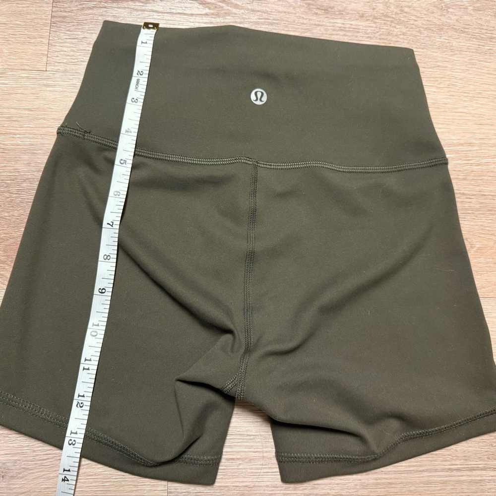 lululemon athletica Olive Green Athletic Shorts